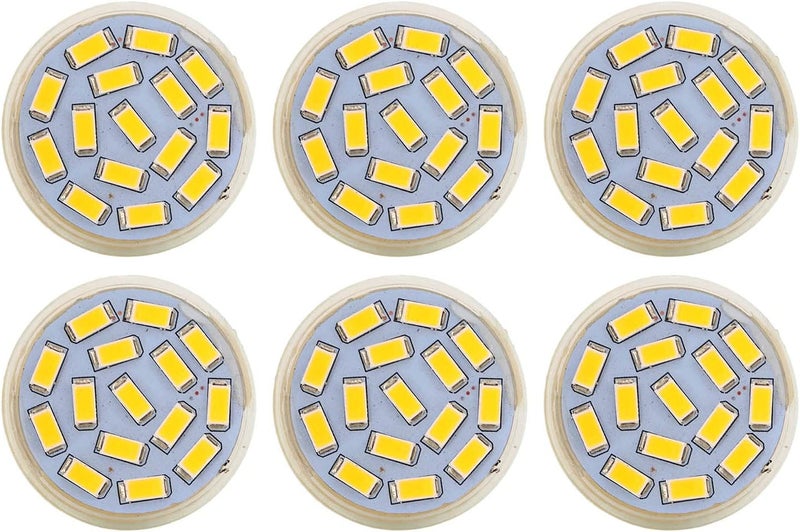 Hyuduo MR11 GU4 Light Bulbs MR11 Light Bulbs Ceramic Base MR11 GU4 Light Bulbs 270LM 12V 3W for Yard for White Light Lighting & Ceiling Fans (Warm Light) - Image 5