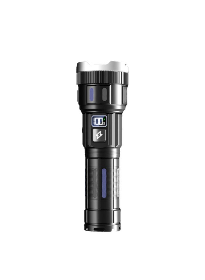 Rechargeable Flashlights High Lumens, 5Mode Flash Light with LCD Digital Display, Super Bright Flashlight Adjustable Tactical Flashlight, High Powered LED Handheld Flashlight for Home - Image 1