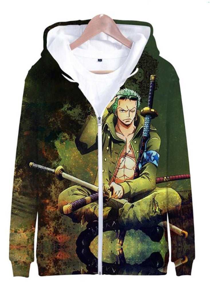 KUYING New One Piece Printed Zipper Sweatshirt Casual Sportswear  - Image 1