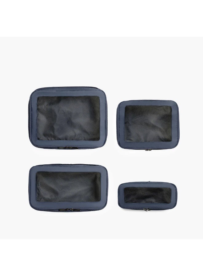 Magellan 4 Piece Packing Cube Set AS112105 Travel Luggage Organizer Bags with Zipper for Suitcase & Backpack - Image 2