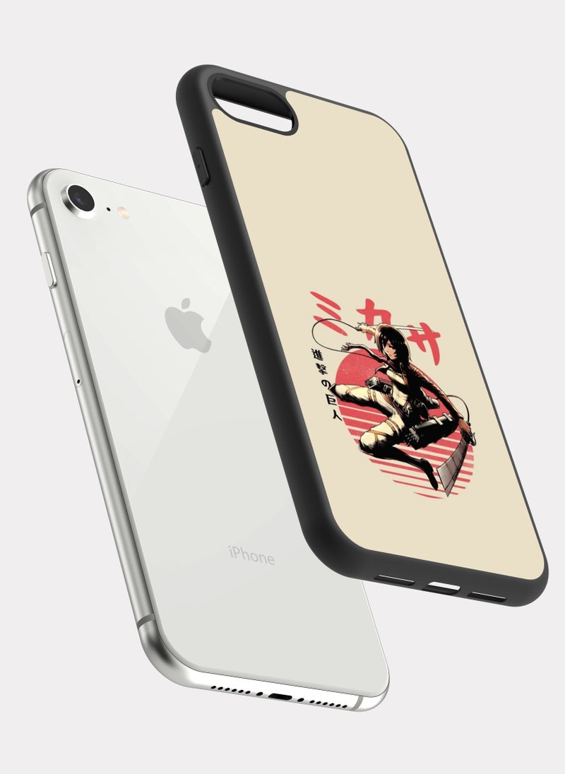 بكسلات كفر ايفون 8 هجوم العمالقه ميكاسا بيج وردي - Image 2