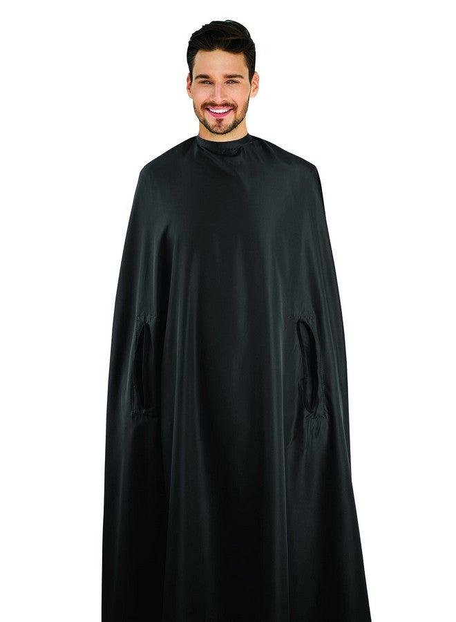 Cricket Hand Talker Haircutting Cape Water Resistant, Salon Cape For Hair Stylists, Barbers With Hand Openings For Client Mobility, Black - Image 5