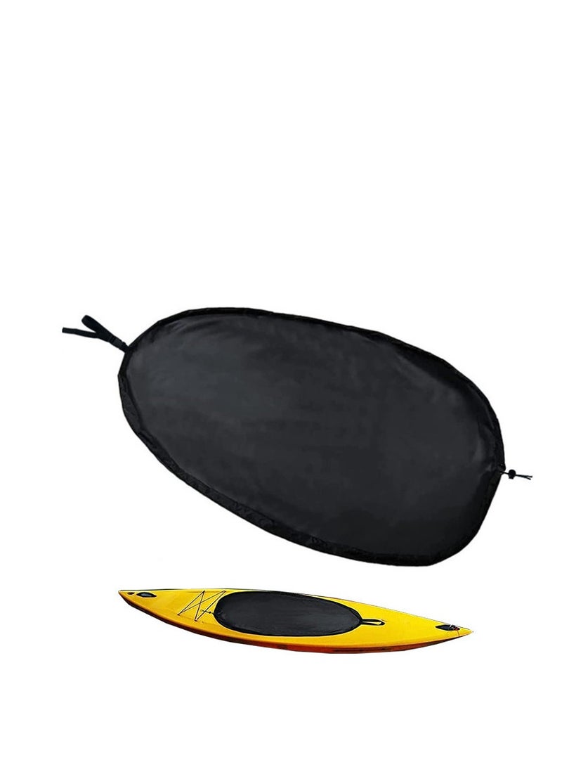 Y&D Kayak Cockpit Cover UV60+ 420D Oxford Adjustable, Dust Cover-UV Sunblock Shield Protector Canoe Accessories for Indoor/Outdoor Storage 53.5*26.6inch - Image 1