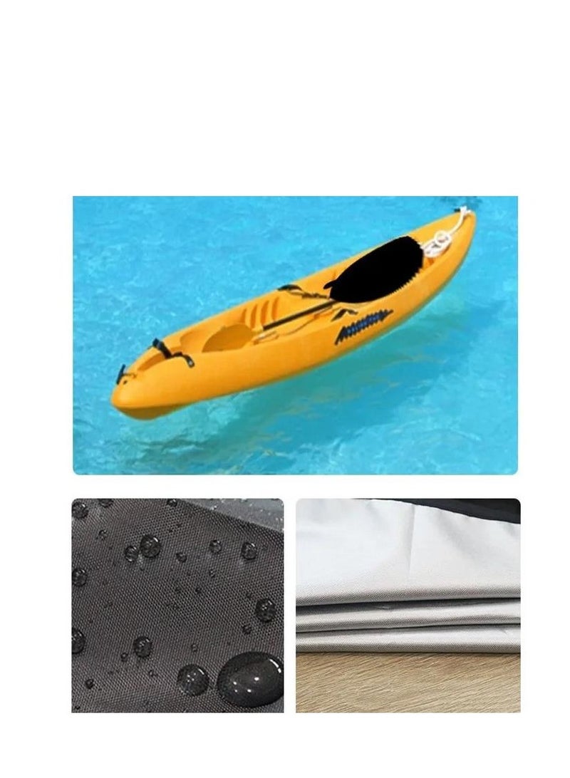 Y&D Kayak Cockpit Cover UV60+ 420D Oxford Adjustable, Dust Cover-UV Sunblock Shield Protector Canoe Accessories for Indoor/Outdoor Storage 53.5*26.6inch - Image 3