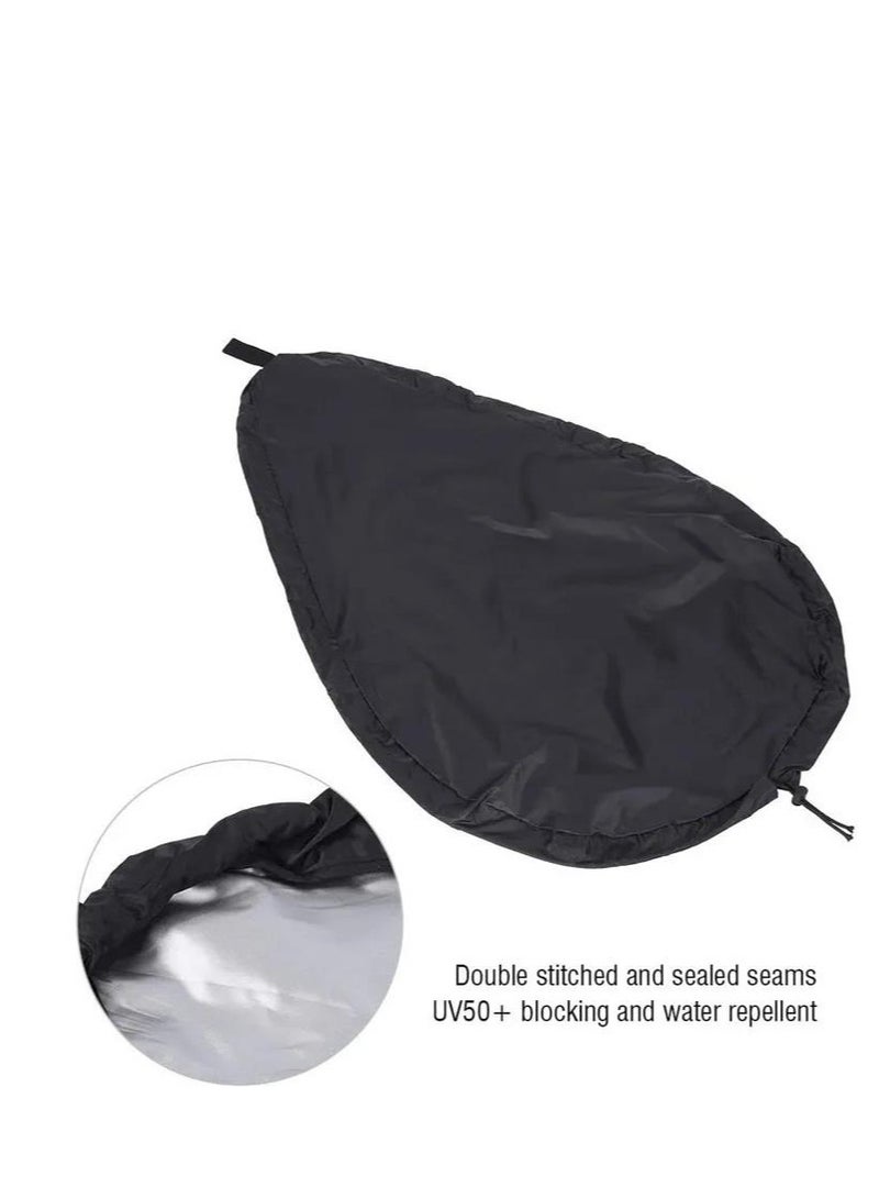Y&D Kayak Cockpit Cover UV60+ 420D Oxford Adjustable, Dust Cover-UV Sunblock Shield Protector Canoe Accessories for Indoor/Outdoor Storage 53.5*26.6inch - Image 2