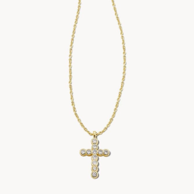 Rhinestone Cross Pendant Necklace