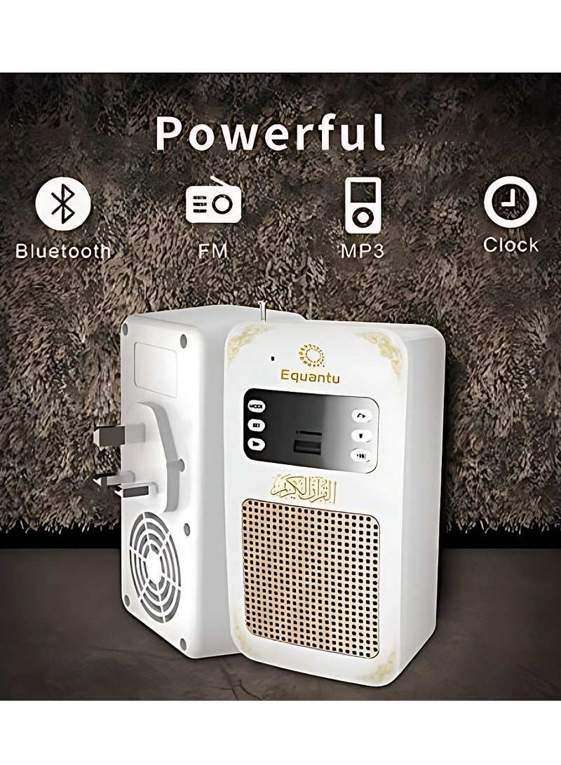 إيكوانتو SQ-669 مكبر صوت ذكي للقرآن الكريم مع راديو بلوتوث عن بعد وUSB وبطاقة SD - Image 4