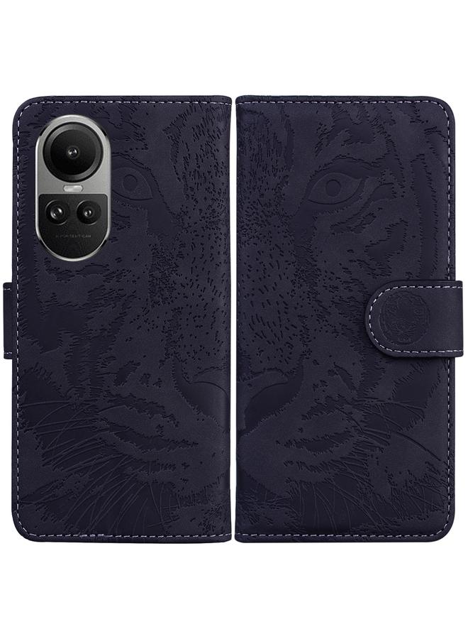 S-TOP Case For OPPO Reno10 5G Global/Reno10 Pro Global Tiger Embossing Pattern Flip Leather Phone Case - Image 1