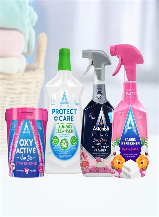 Astonish Oxy Active Fabric Stain Remover, Stain and Odour Eliminating, Fabric Brightening, Non Bio, 825g - Image 4