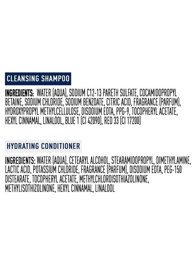 Suave Shampoo & Conditioner Set, Clarifying & Hydrating - Build Up & Residue Removal Formulas for Beautiful, Shiny Hair, 22.5 Oz Ea (2 Piece Set) - Image 3