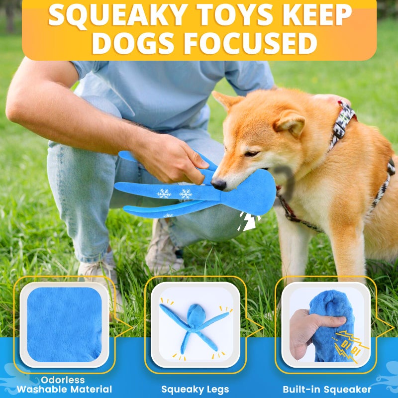 LOYEE Puppy Toys 8 Pack for Small Dogs, Luxury Dog Chew Toys with Squeaky Plush Toys, Rope Toys and Ball, Teething Toys for Puppy Supplies - Image 3