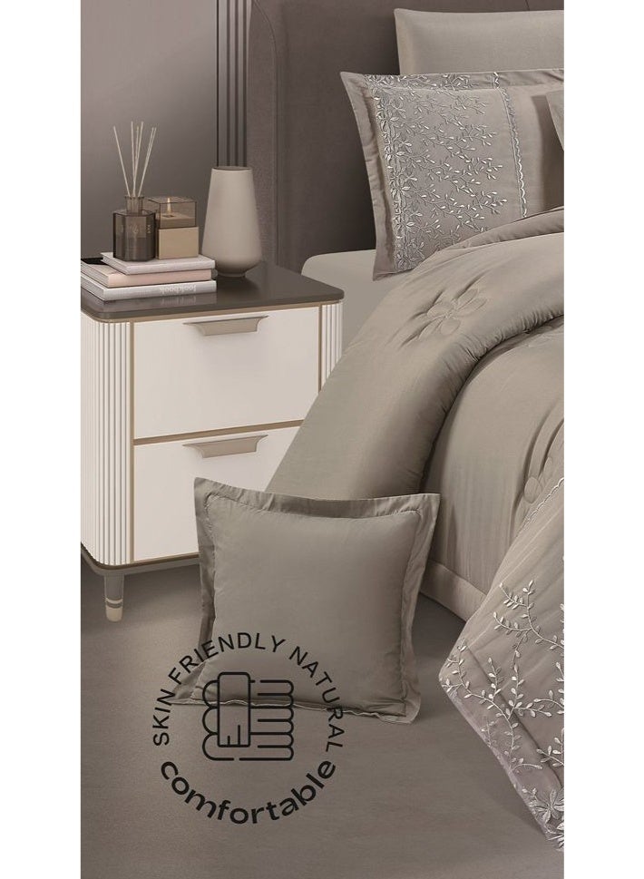 MARK Luxury royal bridal double bedspread with lace design, made of microfiber, size 240*260 cm - Image 2
