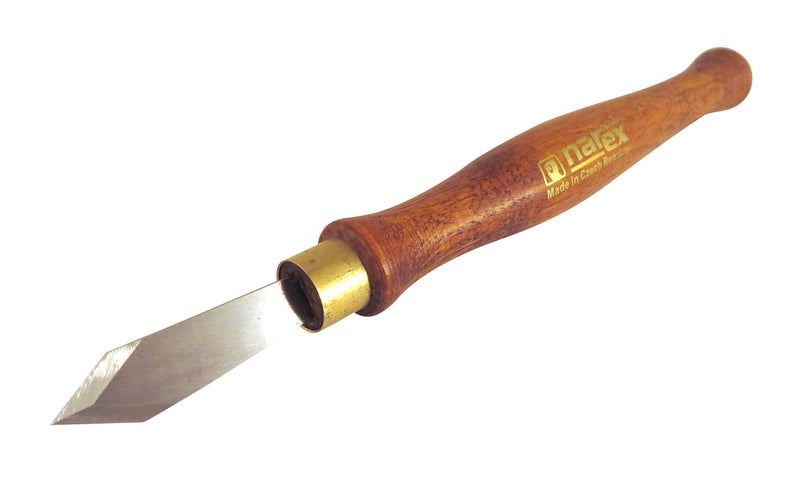 Narex Thin Blade Dual Double Bevel Striking Marking Knife with Blade from Hardened Mn-V Steel Heat Treated to HRc 61 822302 - Image 1