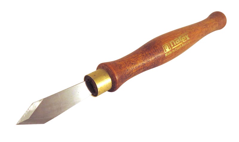 Narex Thin Blade Dual Double Bevel Striking Marking Knife with Blade from Hardened Mn-V Steel Heat Treated to HRc 61 822302 - Image 4