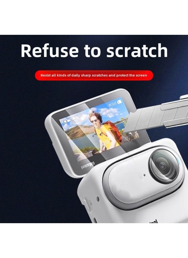 Generic For Insta360 GO3S Tempered Film Scratch-proof Explosion-proof Lens Protection Tempered Glass Film-Color:Go 3s Lens Soft Film With Packaging  - Image 3