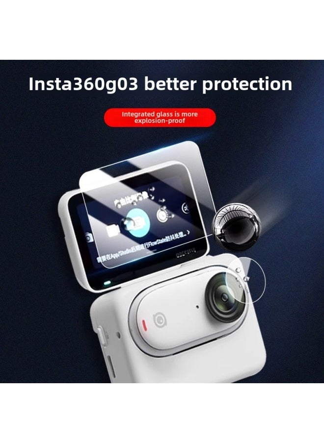 Generic For Insta360 GO3S Tempered Film Scratch-proof Explosion-proof Lens Protection Tempered Glass Film-Color:Go 3s Lens Soft Film With Packaging  - Image 4
