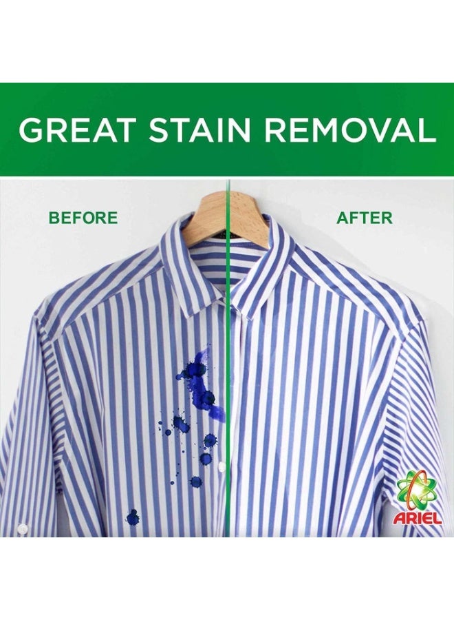 اريال مسحوق غسيل أريال للغسالات الأوتوماتيكية برائحة منعشة أصلية | تركيبة متطورة لإزالة البقع وتنظيف عميق | مناسب للغسالات ذات التحميل الأمامي والعلوي | عبوة مزدوجة 2.5 كجم × 2 (الإجمالي 5 كجم) - Image 3