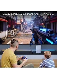 Generic 4K HDMI Capture Card - USB 3.0 to USB-A/C, 1080P 60FPS Video Capture for Live Streaming/ Gaming/ Meeting, Compatible with Windows/Mac OS System, Switch PS4/5 Xbox OBS Zoom  - Image 3