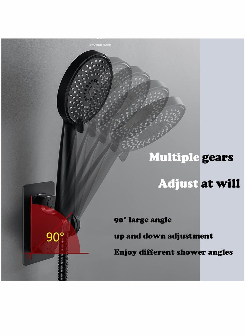 Adhesive Shower Head Holder, Strong Adjustable Wall Mount Waterproof Handheld Holder No-Damage for RV Kids Bathroom - Image 2