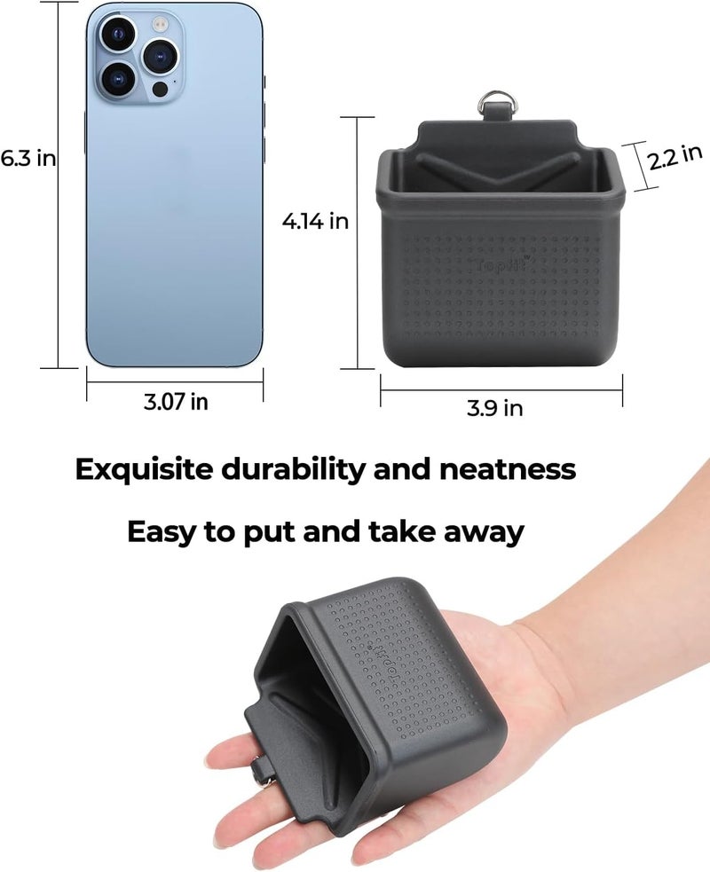 BMZX Car Air Vent Cell Phone Holder and Organizer - Black - Image 2