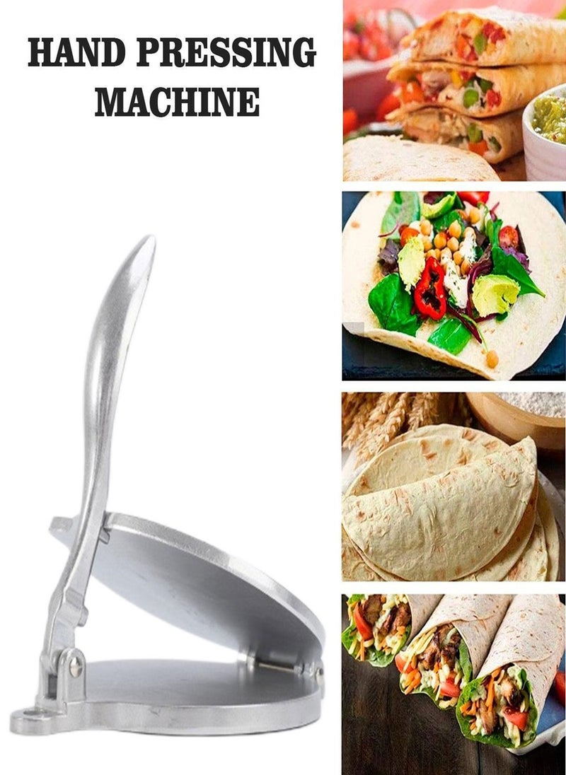 Generic - Stainless Steel Chapati Press Puri Press Tortilla Maker, Kitchen Hand Tool  Small Size 16cm - Image 1