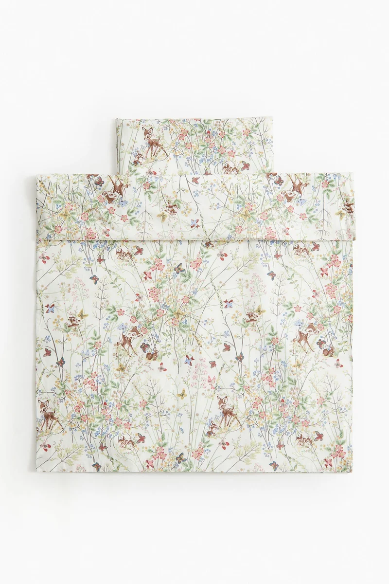 H&M Cot duvet cover set