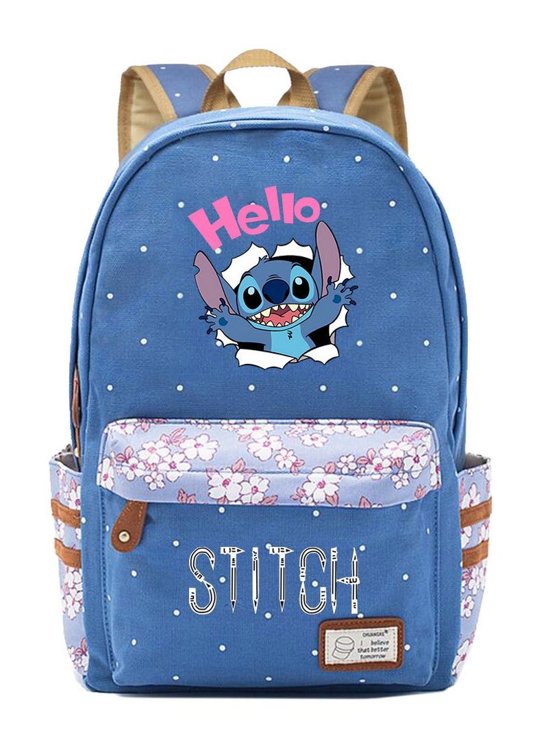 STITCH Cartoon Printed Backpack 