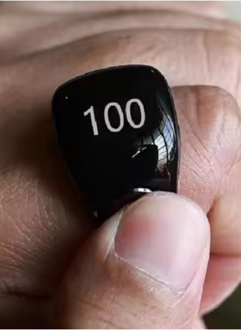 Panvil - Smart Zikr Rings, Smart Electronic Finger Counter with OLED Display with 3 Replaceable Sizes （18/20/22mm）APP Support Digital Prayer Reminder Rings, Tasbeeh Counter and Dhikr Rings - Image 1