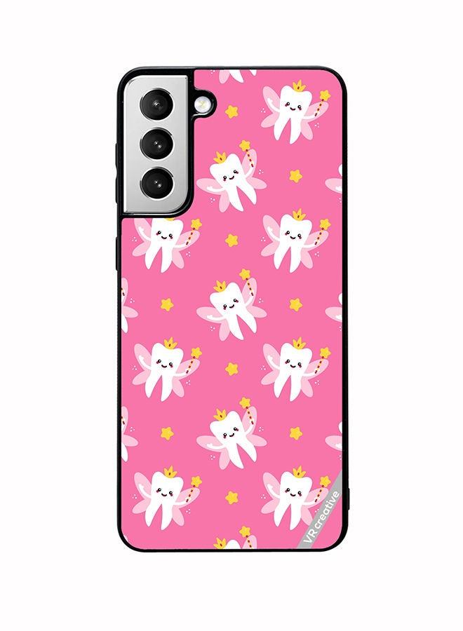 VR CREATIVE Protective Case Cover For Samsung Galaxy S22 5G Cute Tooth Fairy Design Multicolour - Image 1
