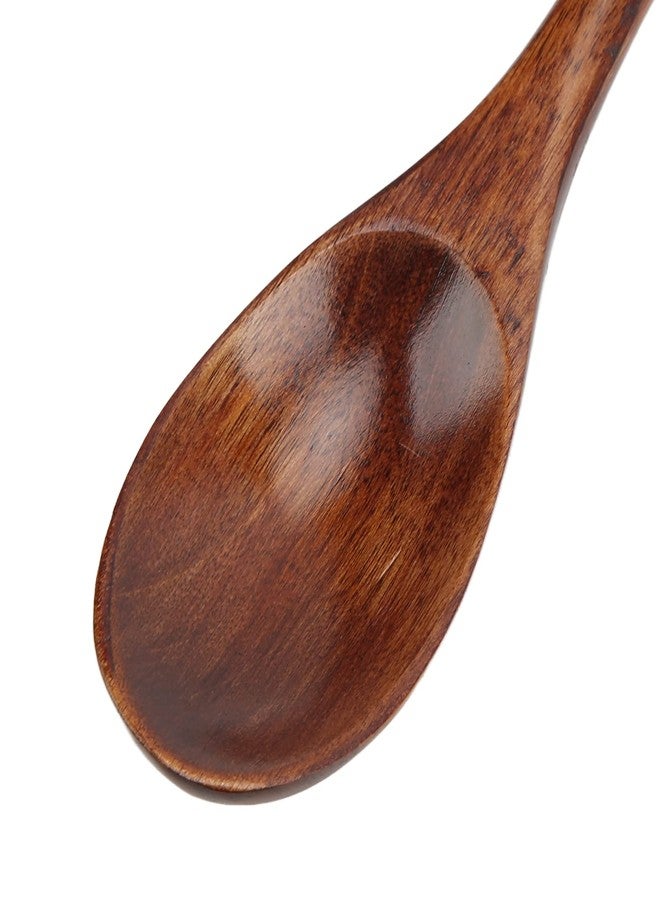 Zerodis Wooden Silverware, 3 Sets Japanese Spoon and Fork Small Wooden Spoon Kitchen Utensils with Winding Handle - Image 5