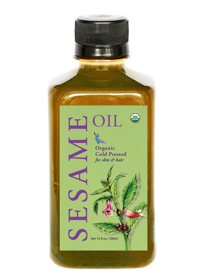 دانا زيت السمسم دانا للبشرة: معتمد عضويًا من وزارة الزراعة الأمريكية، بكر ممتاز، معصور على البارد (12 أونصة سائلة) - Image 1