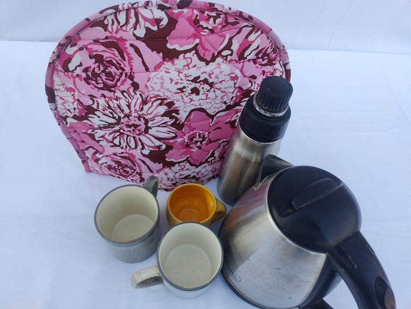 Malan Bai Mandala Tea Cozy Cover Hand Block Winter Tea Cozy Cotton Tea Kettle Warmer Pot Cover Hot Coffee Cover Handamde Kitchen Décor Brand: Malan Bai - Image 3