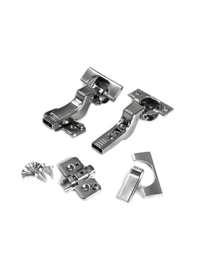 Blum Blum Clip top BLUMOTION Soft Close Hinges, 110 Degree, Self Closing, Frameless, with Mounting Plates and Hinge Cover Plates (Inset - 8 Pack (4 Pair))  - Image 1