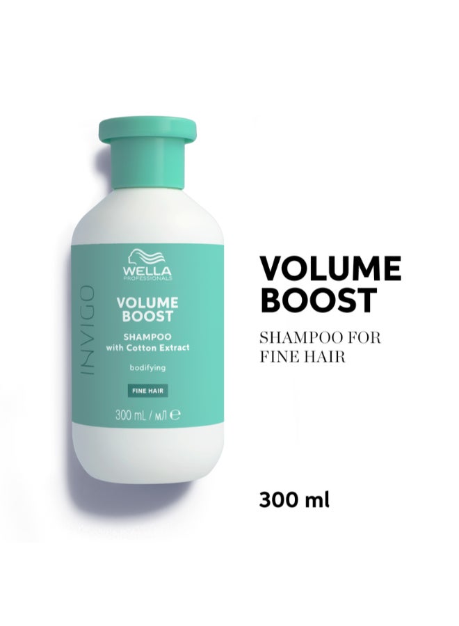 Wella Professionals Invigo Volume Boost Bodifying Shampoo 300Ml  - Image 2