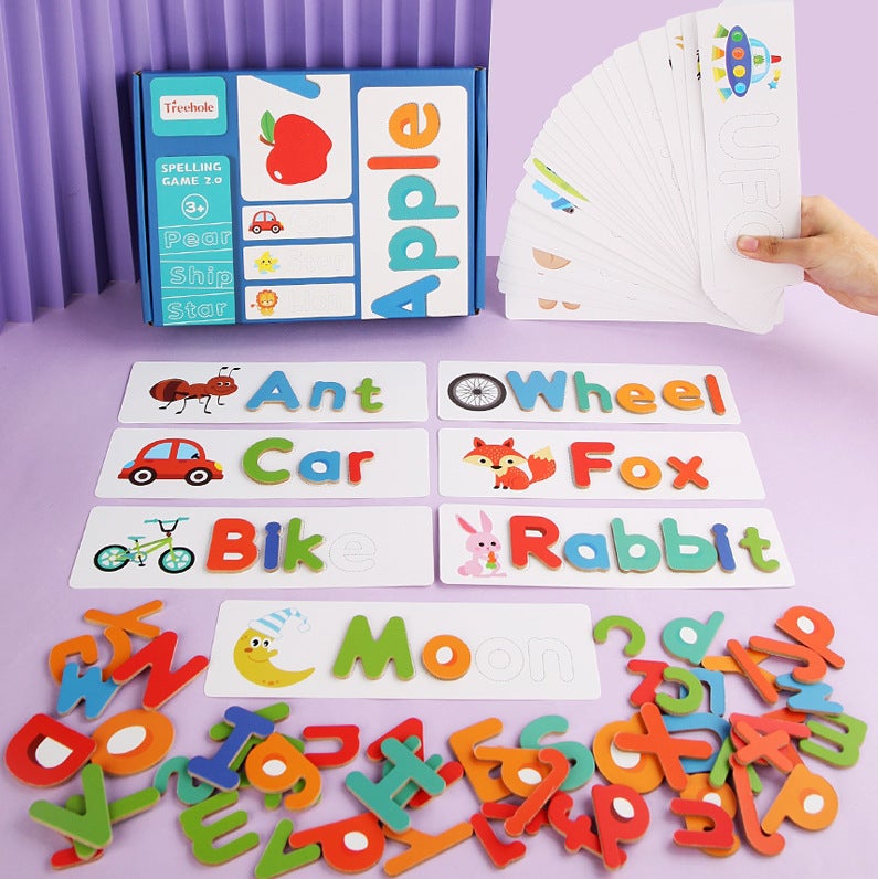 Early Education Word Spelling Game Cognitive Enlightenment Toys 26 English Alphabet Children'S Early Education Educational Toys - Image 1