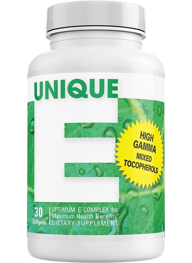 UNIQUE E A.C. Grace Company, Mixed Tocopherols Concentrate Softgels, 30 Count - Image 1