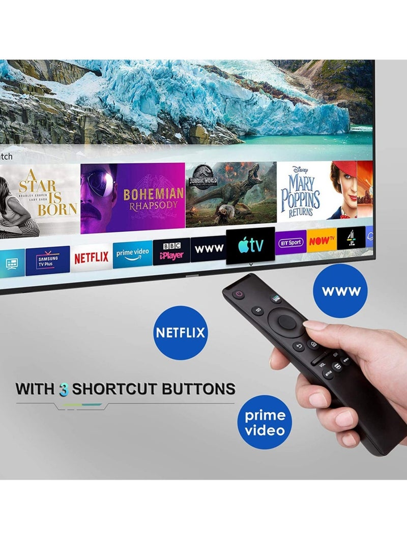 Universal Remote Control Compatible for All Samsung TV LED QLED UHD SUHD HDR LCD Frame Curved Solar HDTV 4K 8K 3D Smart TVs, with Buttons for Netflix, Prime Video - Image 3