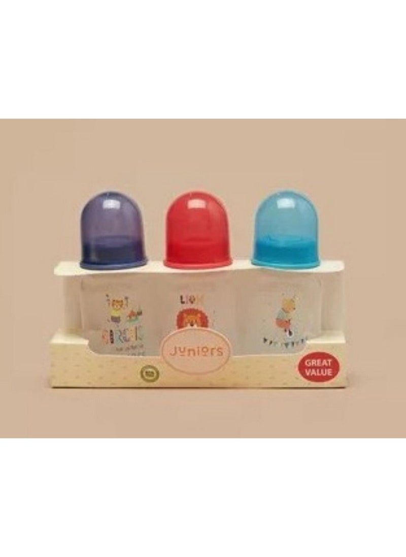 JUNIORS Printed Feeding Bottle Set 3-Piece 120 ML  - Image 1