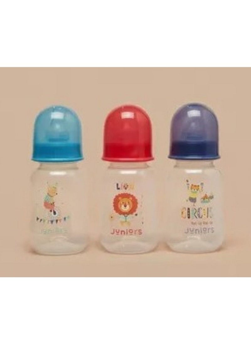 JUNIORS Printed Feeding Bottle Set 3-Piece 120 ML  - Image 2