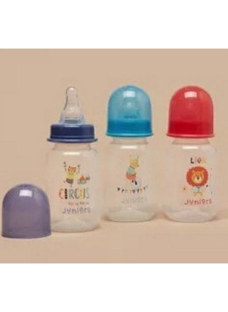 JUNIORS Printed Feeding Bottle Set 3-Piece 120 ML  - Image 4