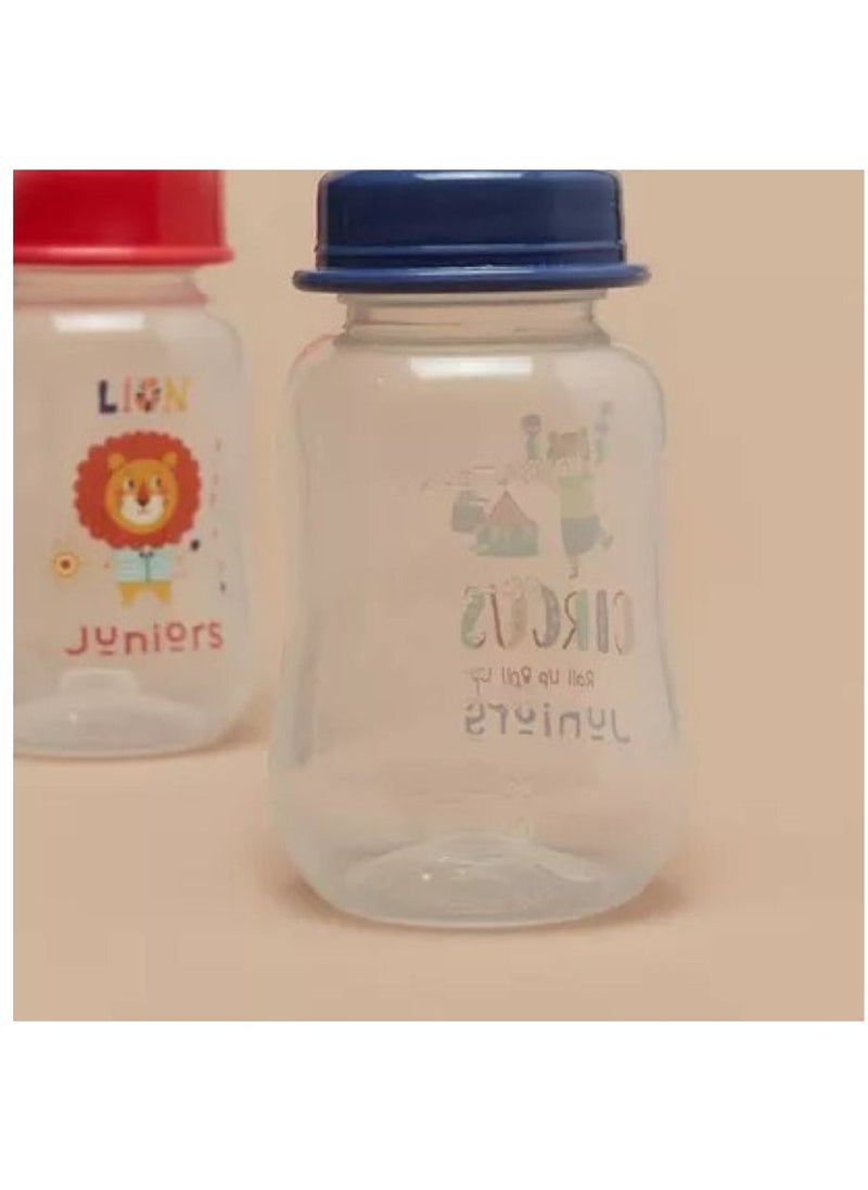 JUNIORS Printed Feeding Bottle Set 3-Piece 120 ML  - Image 5