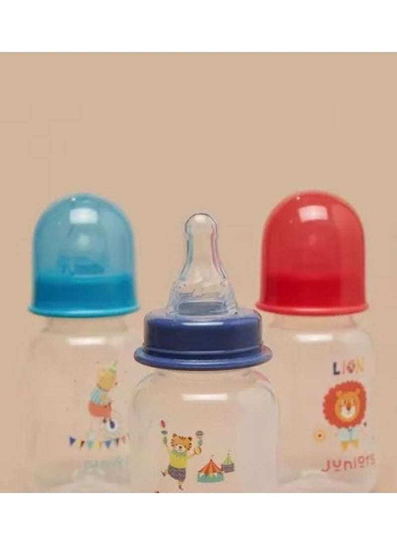 JUNIORS Printed Feeding Bottle Set 3-Piece 120 ML  - Image 3