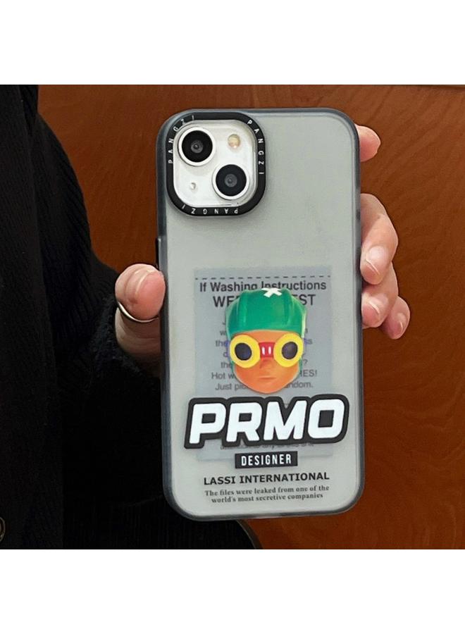 S-TOP Case For iPhone 12 Double Layer Frosted IMD Series TPU + PC Phone Case - Image 4