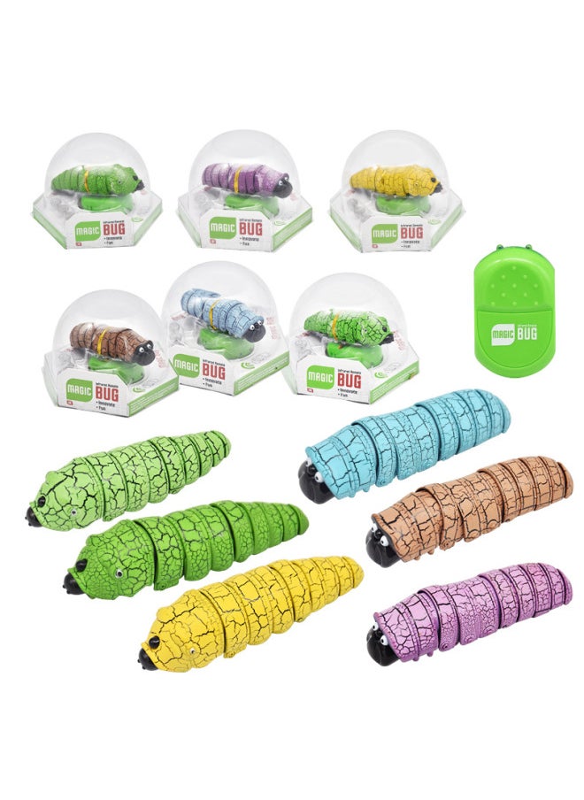 Explosions Strange Simulation Remote Control Animal Infrared Trick Remote Control Snake Remote Control Caterpillar Toy-Color:Remote Control Yellow Unicorn  - Image 4