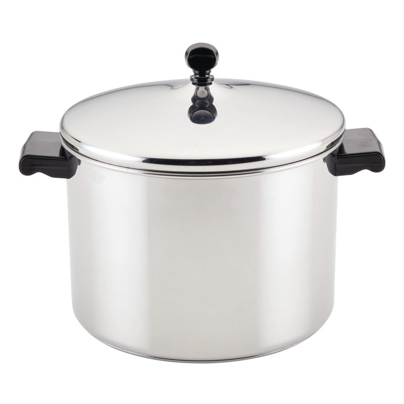 Farberware Classic Stainless Steel 8-Quart Stockpot with Lid, Stainless Steel Pot with Lid, Silver - Image 1
