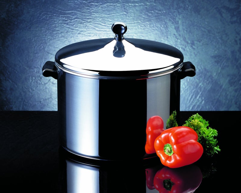 Farberware Classic Stainless Steel 8-Quart Stockpot with Lid, Stainless Steel Pot with Lid, Silver - Image 2