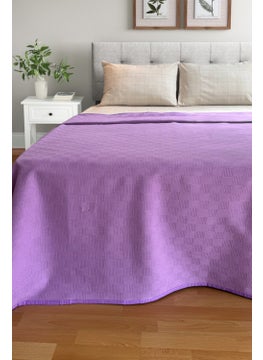 Alla Turca Double Natural Cotton Pike Set Purple  - Image 1