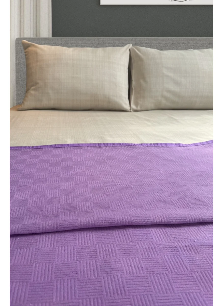 Alla Turca Double Natural Cotton Pike Set Purple