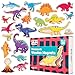 SPARK & WOW Spark Wow Wooden Magnets Dinosaurs Magnets for Kids Ages 2 OpenEnded Play Adhere to Fridges Whiteboards and More - Image 2