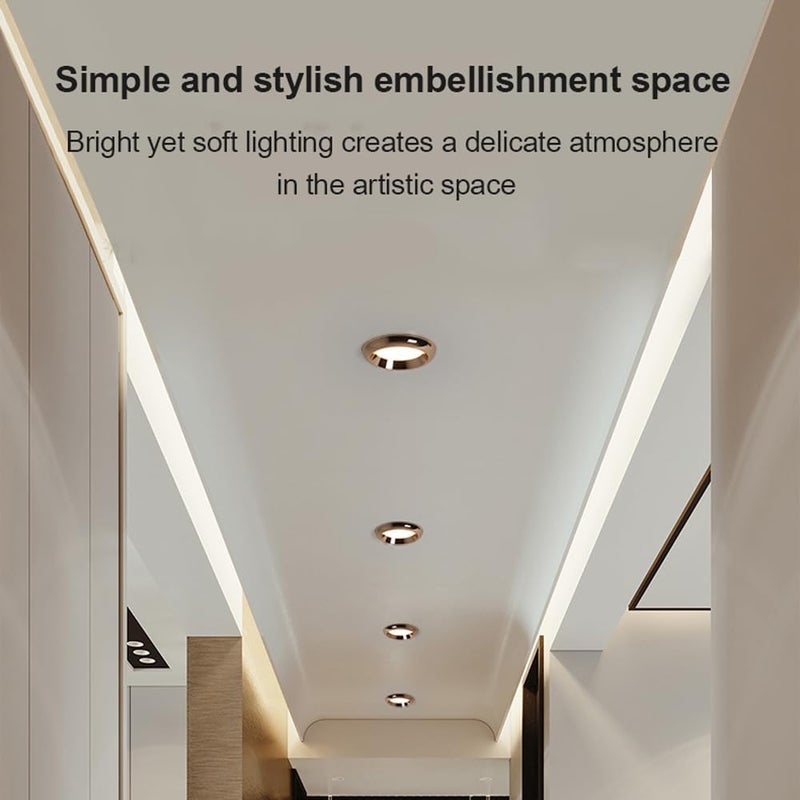 [Fast delivery to major cities] 5W 7W LED Recessed Downlight Baffle Trim - Ultra-Thin Spotlight for Cabinet, Wardrobe, and Ceiling Lighting, 5w-Warm Light Reliable quality Fresh arrival local warehouse High durability One-time only offer Top rated sales item Exclusive deal High popularity pick Exclusive bargain Not sold elsewhere Designed for Saudi taste Reduce daily hassle Exclusive new arrivals Practical daily solution Top pick for Saudi summer Must-have for every family Fast delivery across KSA Limited availability Buyer exclusive unique piece Renewed new edition Ideal for home use Made per KSA market demand Durable for repeated use Combine quality & fair price Multi-scene application - Image 3